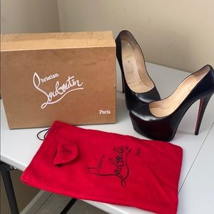 Christian Louboutin heels.